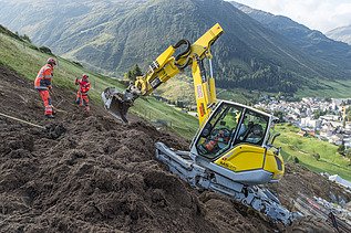 Foto von Skipistenbau Andermatt Sedrun