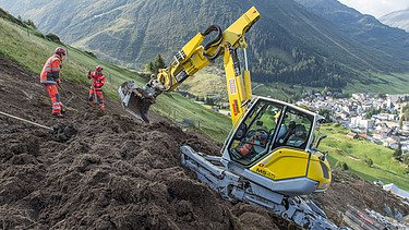 Foto von Skipistenbau Andermatt Sedrun