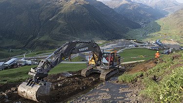 Foto von Skipistenbau Andermatt Sedrun