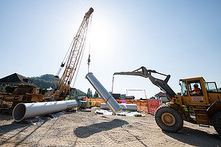 Foto von Einbau Grundwasserpumpwerk Leim