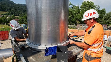 Foto von Einbau Grundwasserpumpwerk Leim