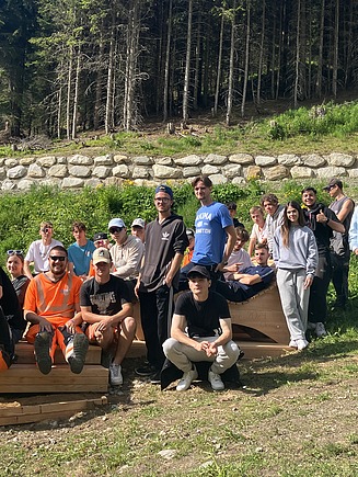 STRABAG-Lernendenlager Gruppenbild aller beteiligten Lernenden