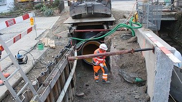 Gossauerbachumleitung für Kanalneubau